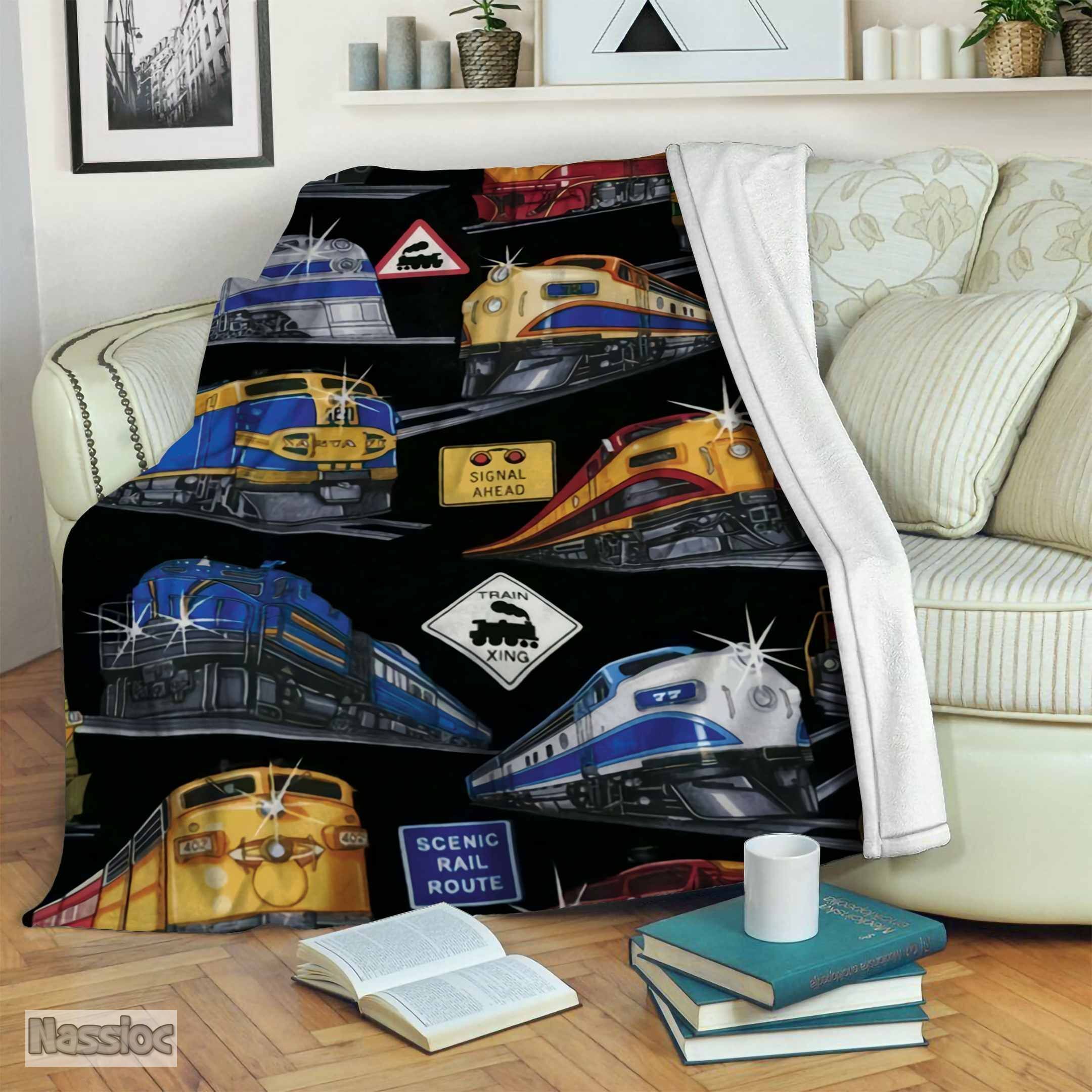 Railway Fleece Blanket