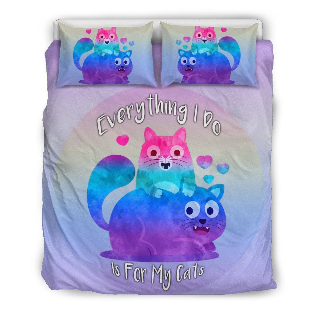 Rainbow Cat Bedding Set