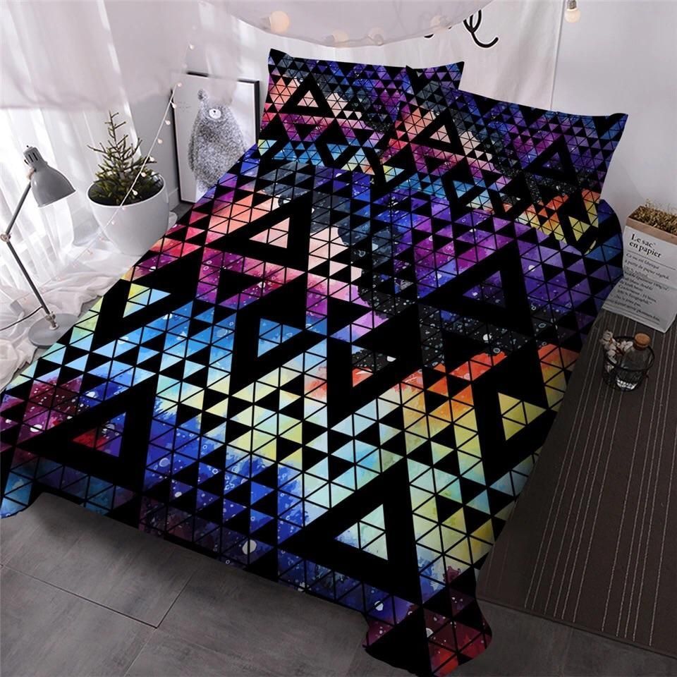Rainbow Geometric Triangles Bedding Set