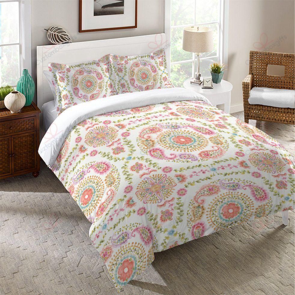 Rainbow Medallions Printed Bedding Set