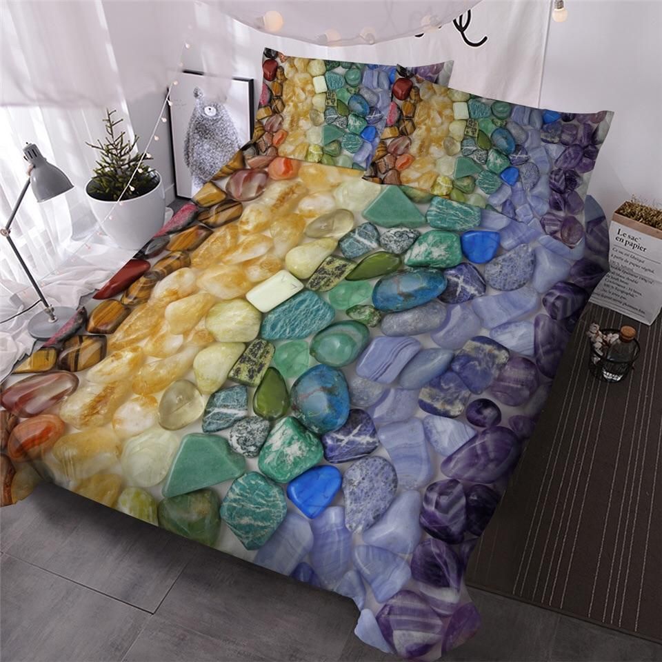 Rainbow Of Crystals Bedding Set