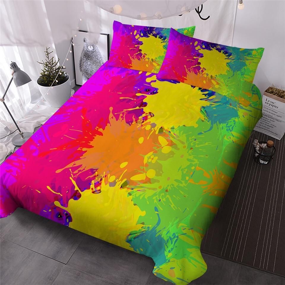 Rainbow Splash Of Colour Bedding Set