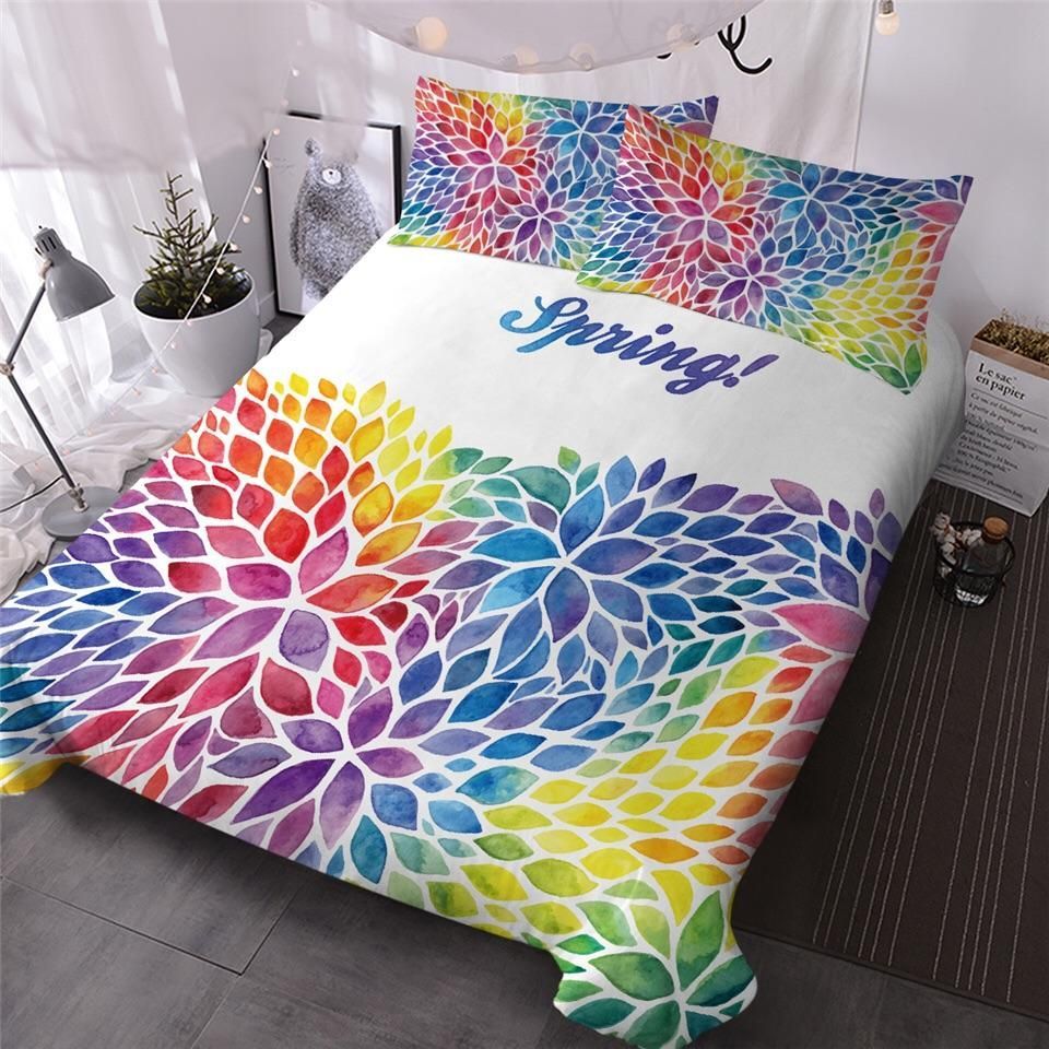 Rainbow Spring Bedding Set