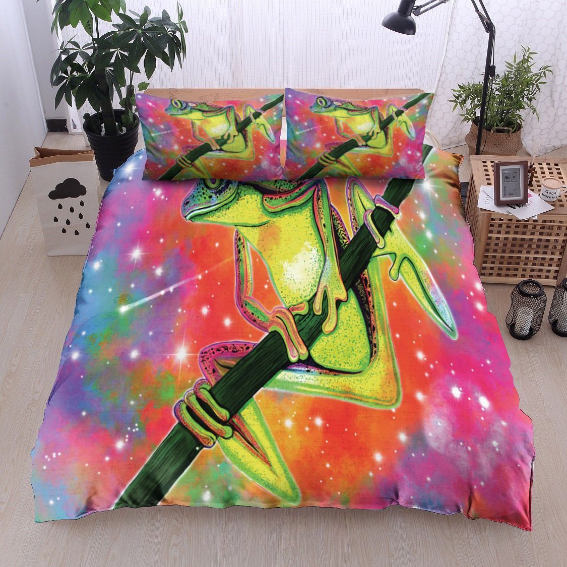 Rainbow Tree Frog Bedding Set