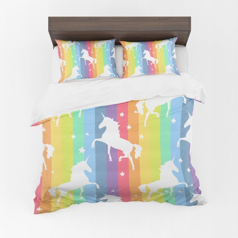 Rainbow Unicorn Bedding Set