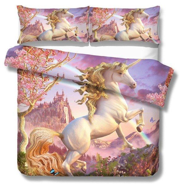 Rainbow Unicorn Bedding Set