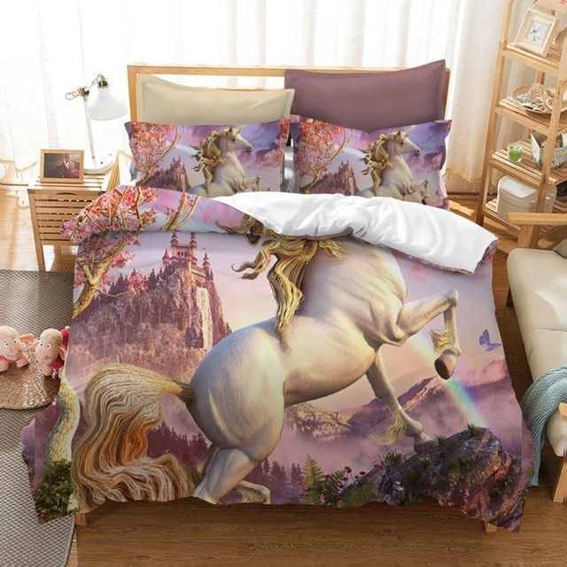 Rainbow Unicorn Bedding Set