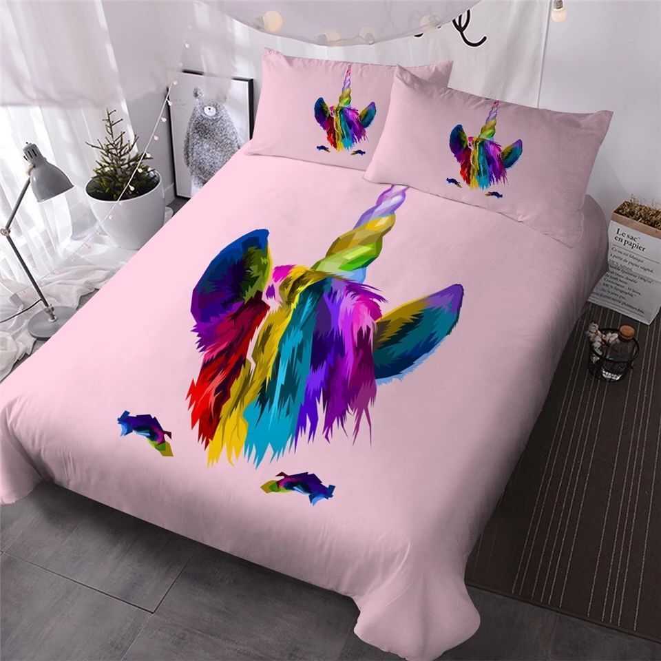 Rainbow Unicorn Bedding Set
