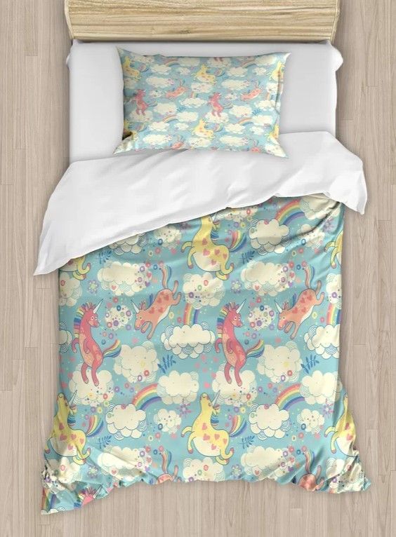 Rainbow Unicorn Bedding Set