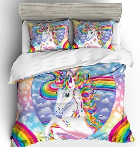 Rainbow Unicorn Bedding Set