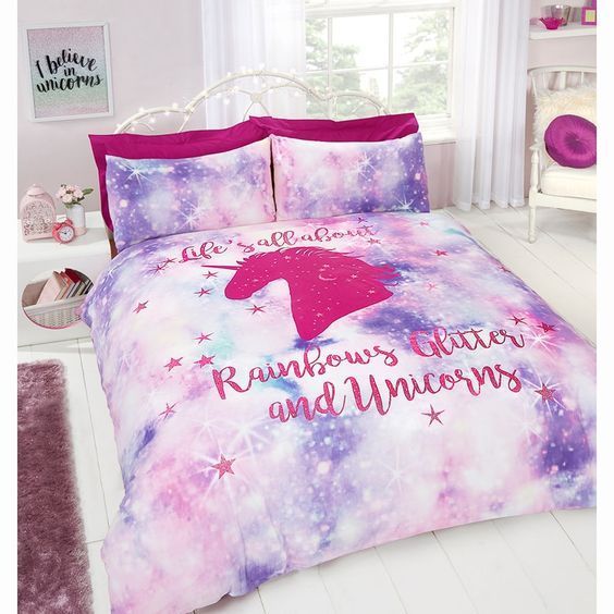 Rainbow Unicorn Bedding Set