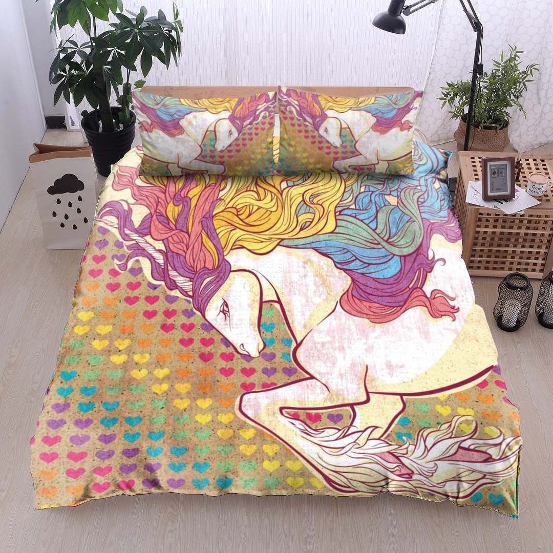 Rainbow Unicorn Bedding Set