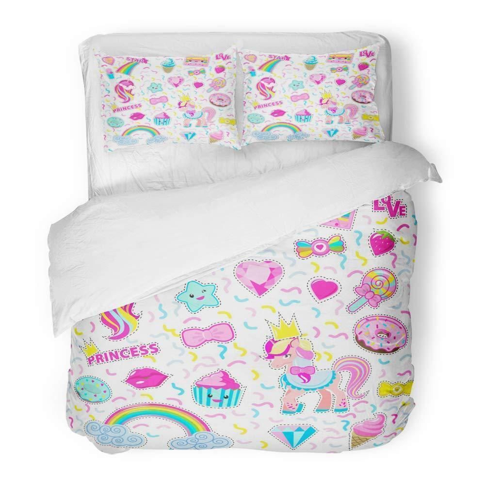 Rainbow Unicorn Little Princess Bedding Set