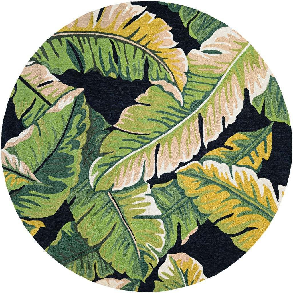 Rainforest Green Round Carpet