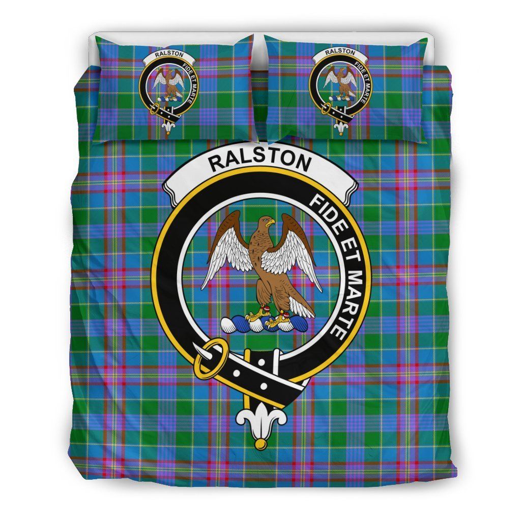 Ralston Clan Badge Tartan Bedding Set