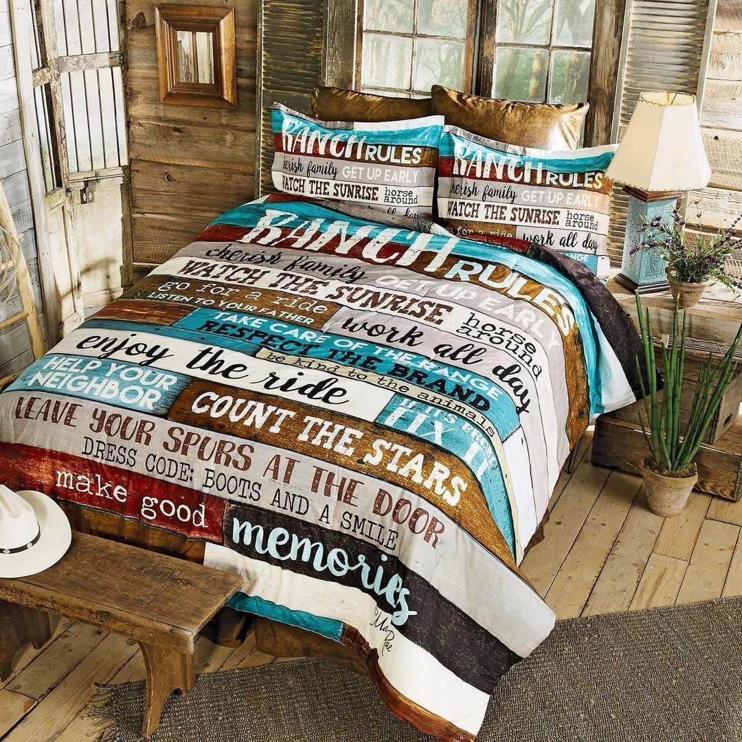 Ranch Commandments Bedding Set