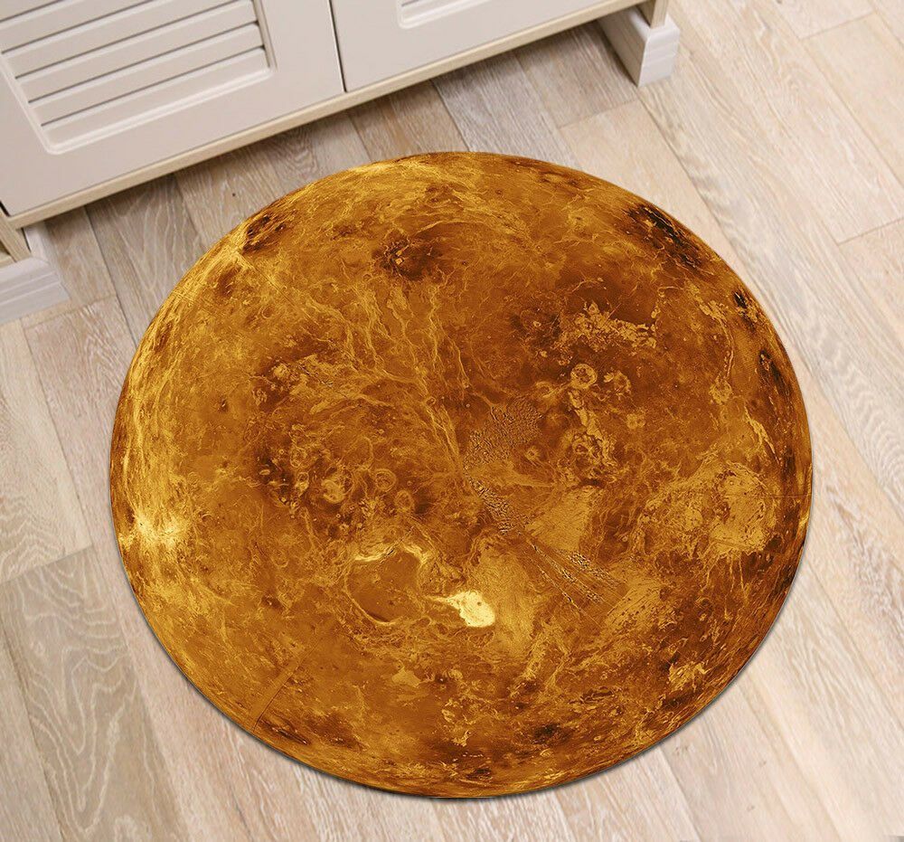 Rare Moon Round Carpet