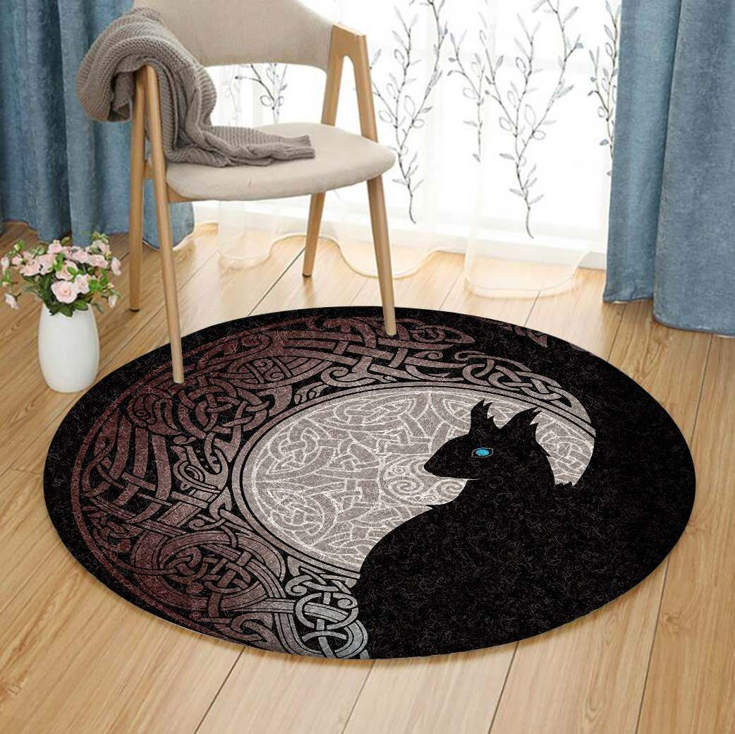 Ratatoskr Rabbit Round Carpet