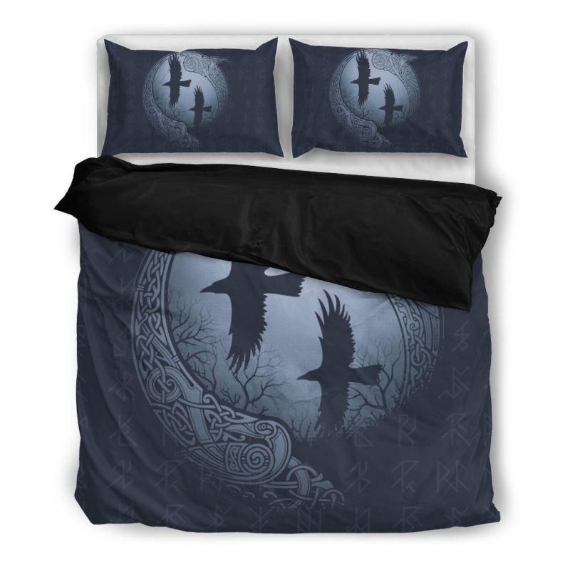Raven And Odin’s Bedding Set