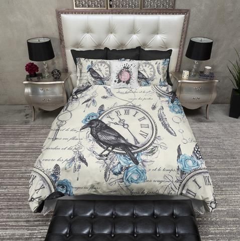 Raven Sheets Spread Comforter Bedding Set