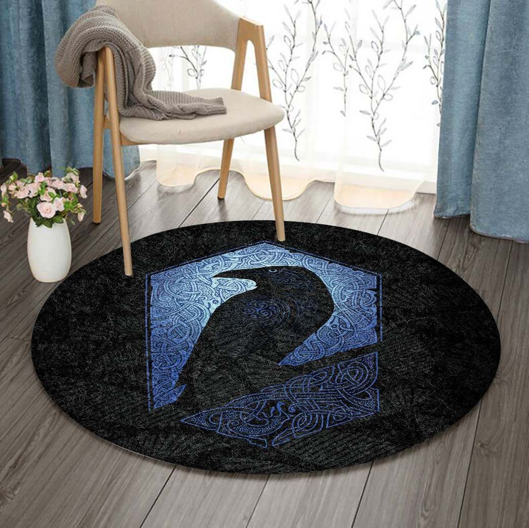 Raven Round Carpet