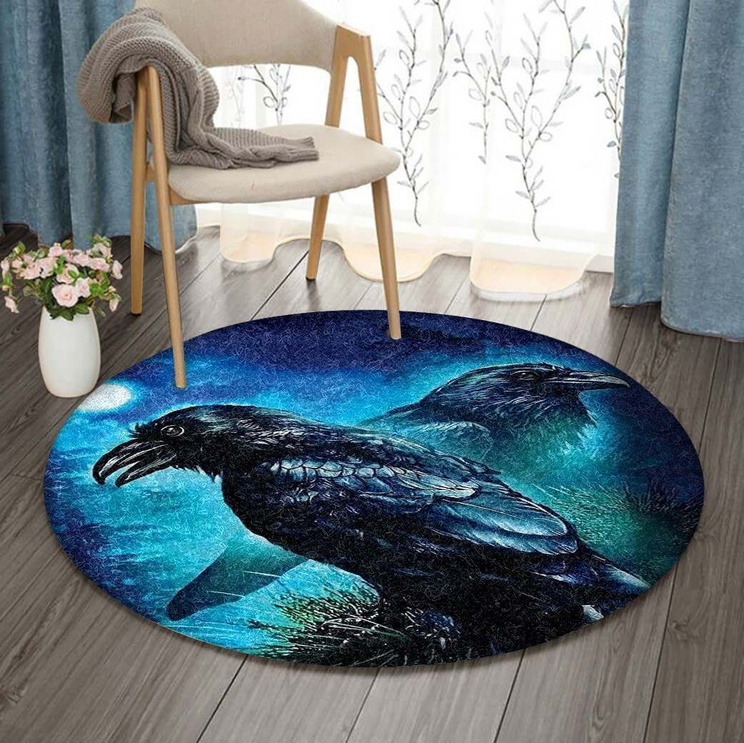 Raven Round Carpet