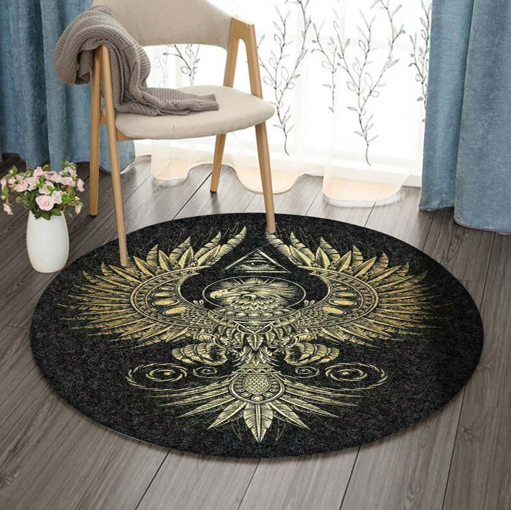 Raven Round Carpet