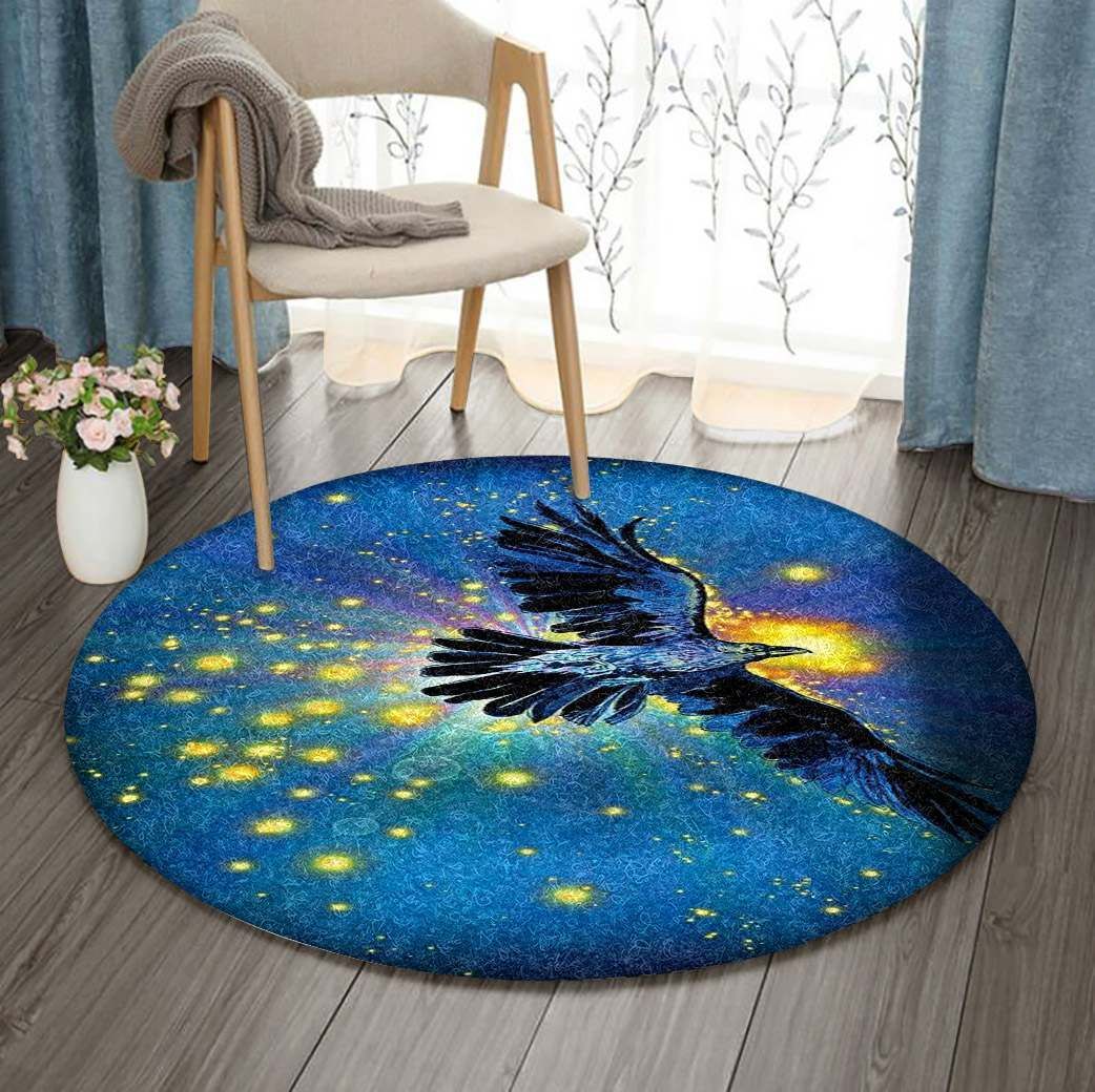 Raven Round Carpet