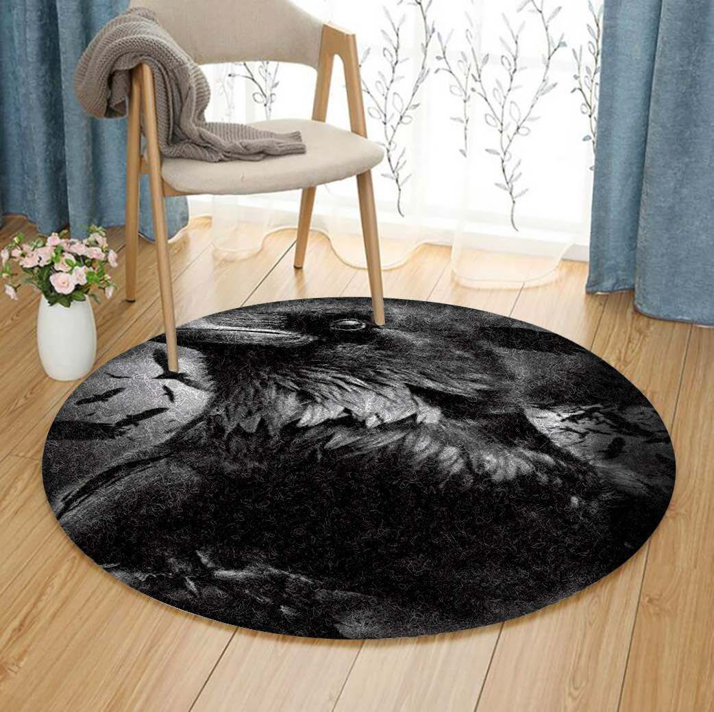 Raven Round Carpet