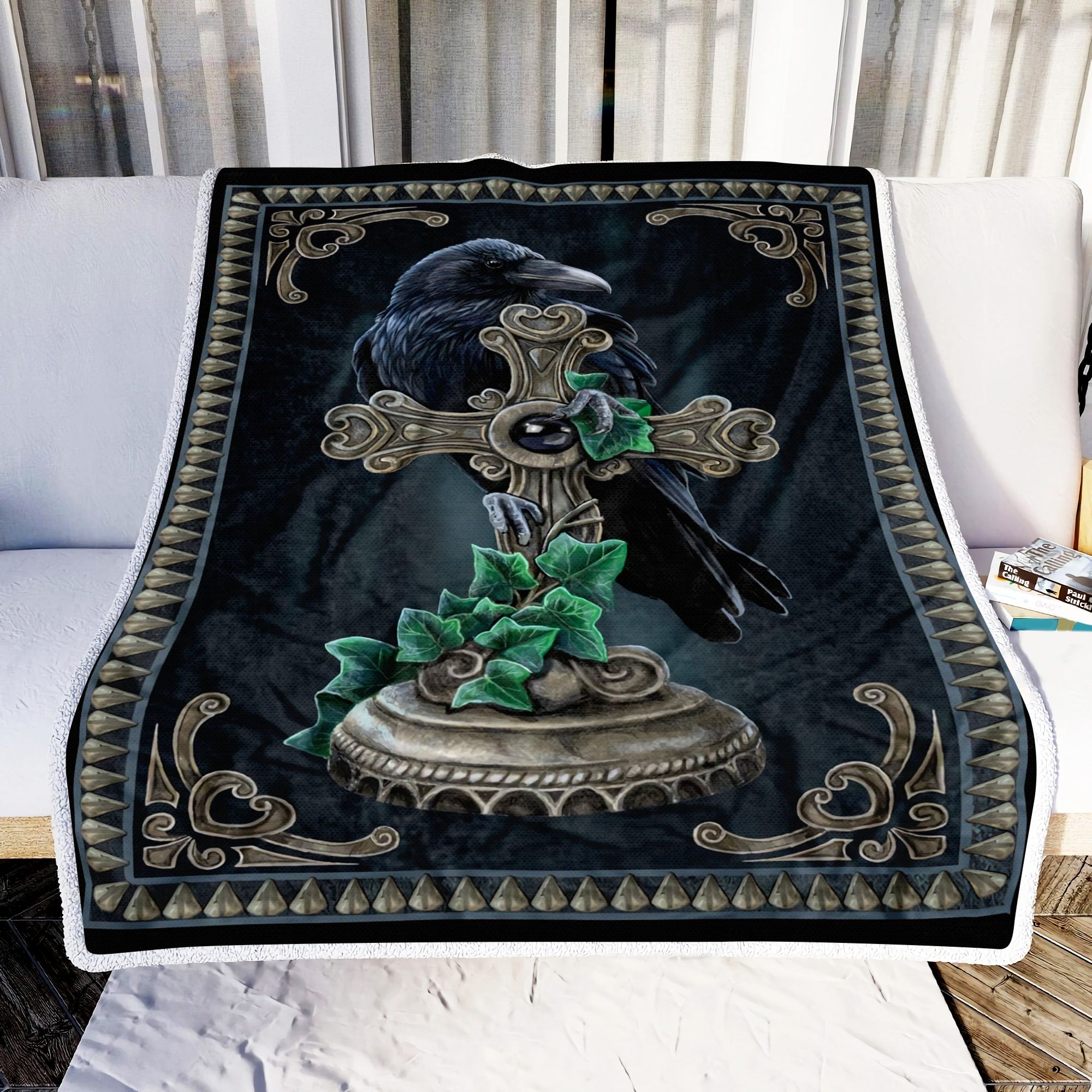 Raven Fleece Blanket