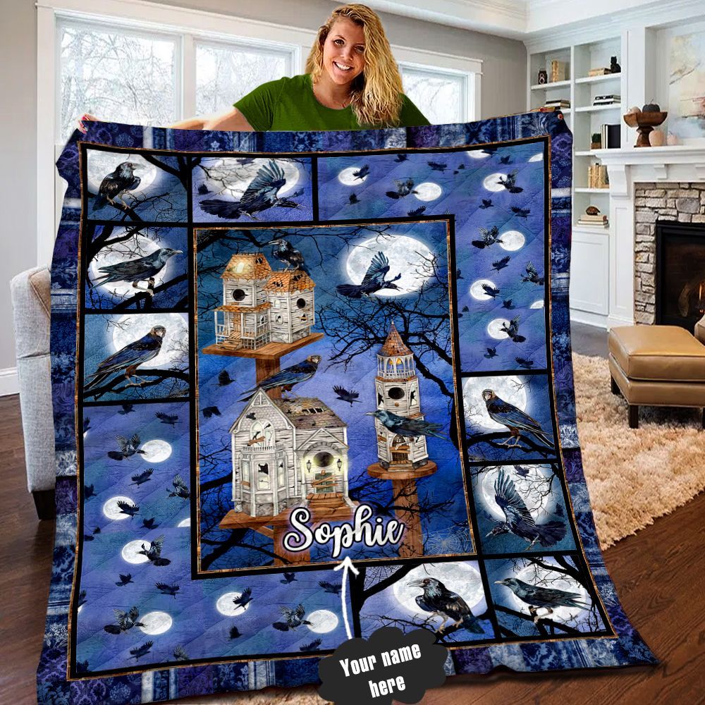 Raven Personalized Quilt Blanket LML170633DT