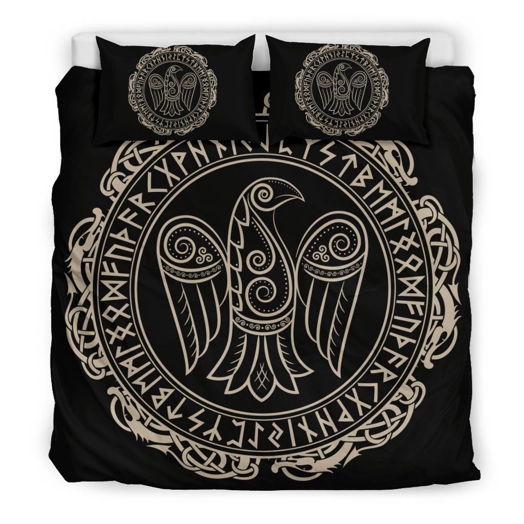 Raven Viking Odin Sword Cool Design Comfortable Bedding Set