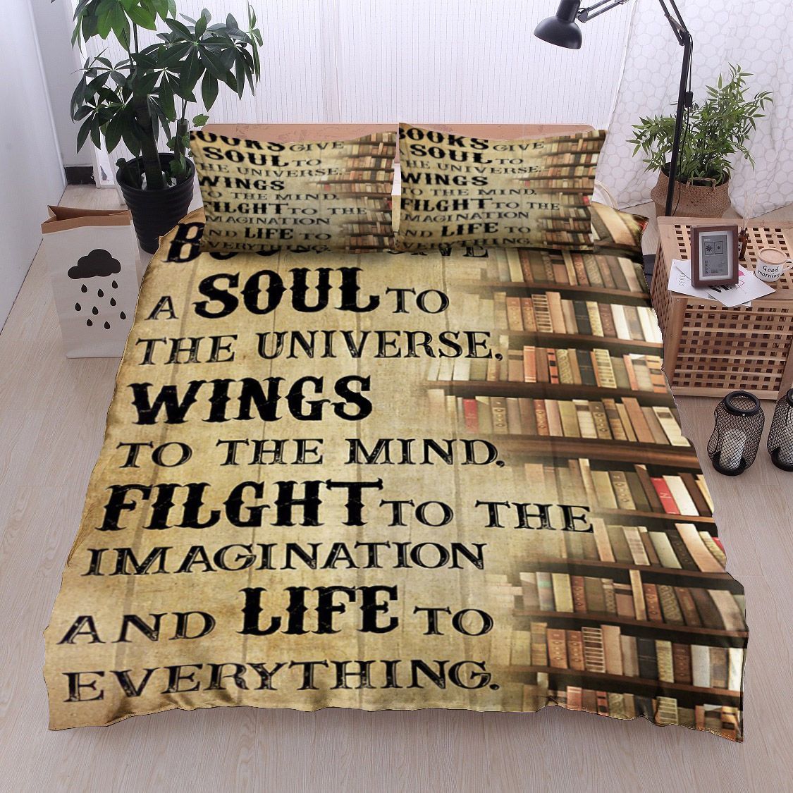 Reading Book Bedding Set