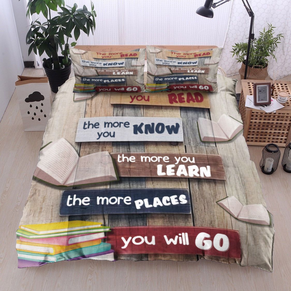 Reading Book Bedding Set