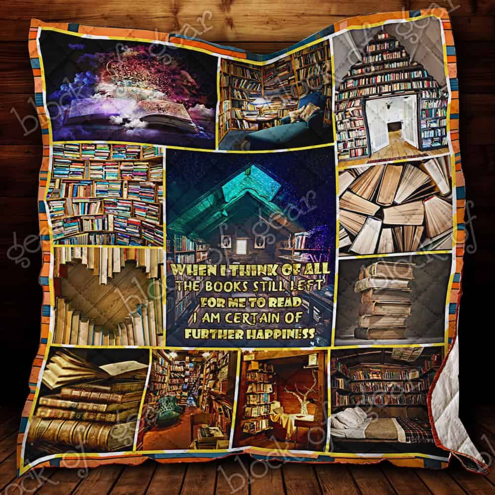 Reading Books CL19100721MDQ Quilt Blanket