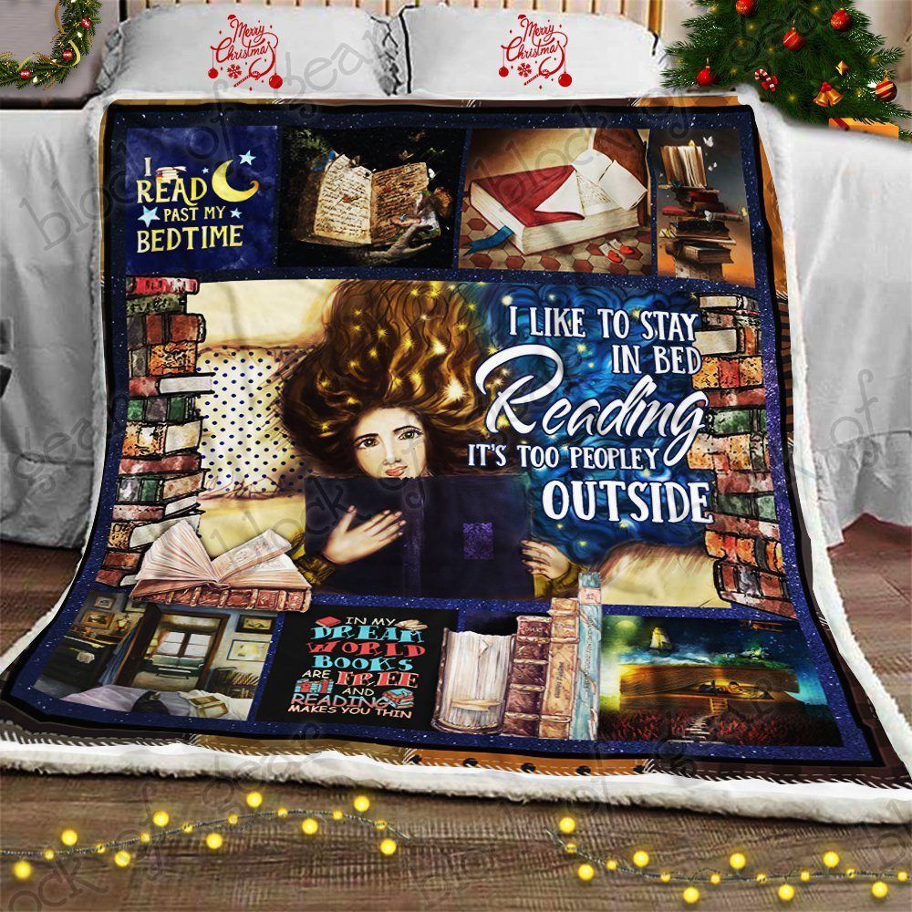 Reading Sherpa Fleece Blanket