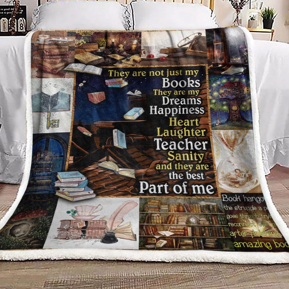 Reading Sherpa Fleece Blanket