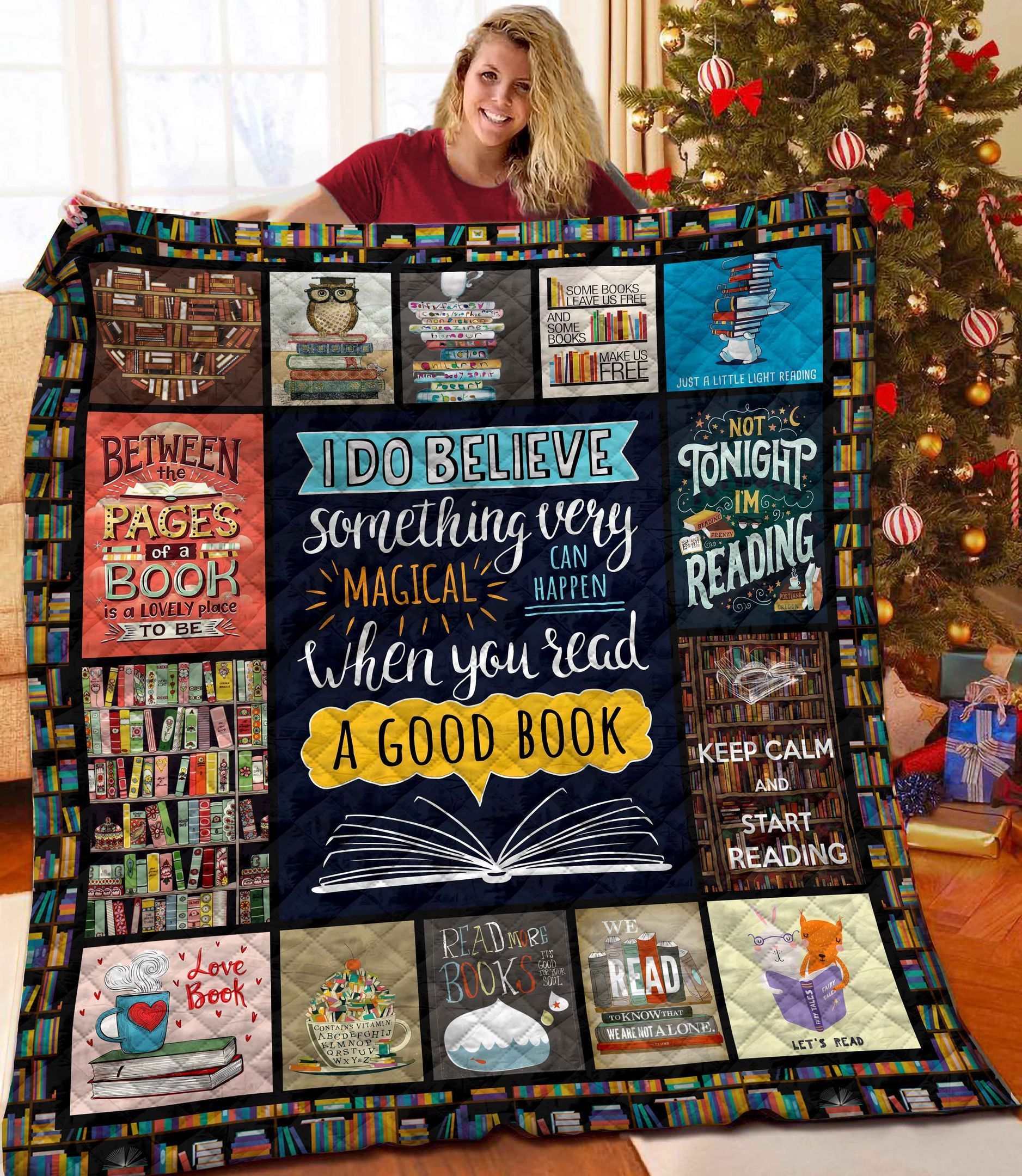 Reading Quilt Blanket BBB261033HT