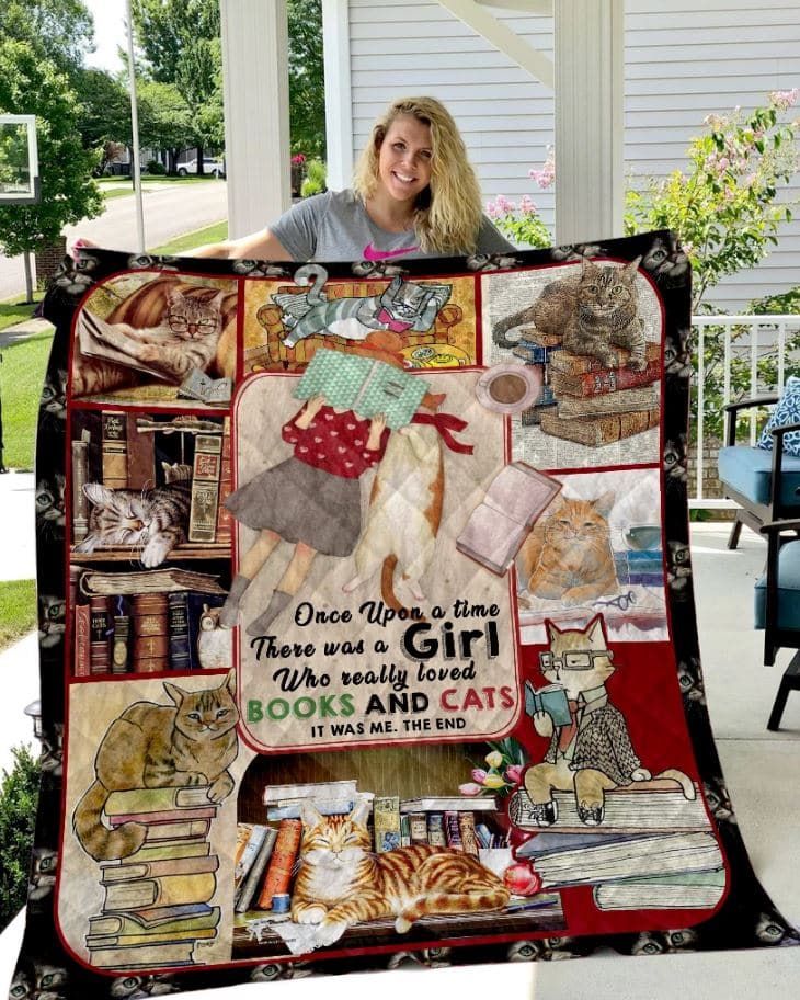 Reading Reading With Cats Quilt Blanket Dhc04011778Dd