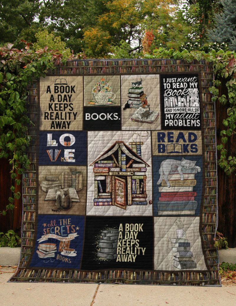 Reading Secrets Of Book Quilt Blanket DHC3112488TD