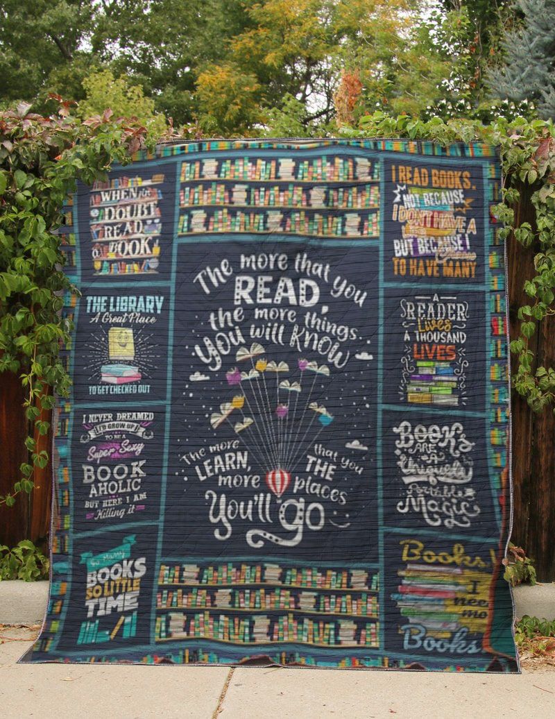 Reading Super Book Quilt Blanket DHC3112487TD