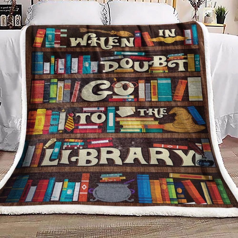 Reading Sherpa Fleece Blanket