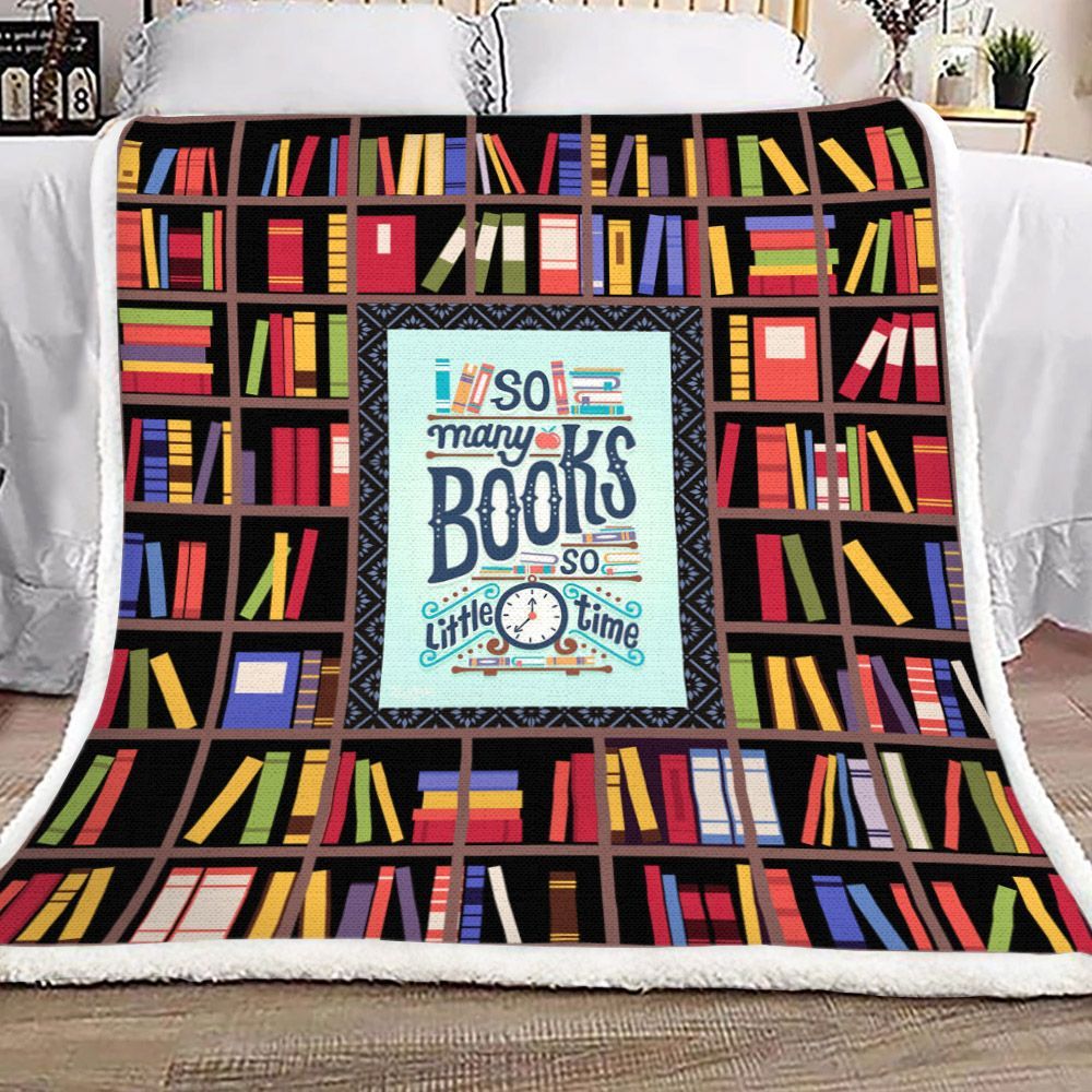 Reading Sherpa Fleece Blanket