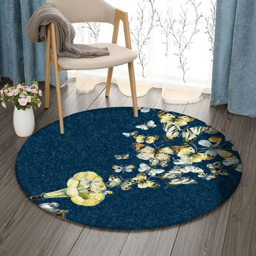 Record Player Round Carpet