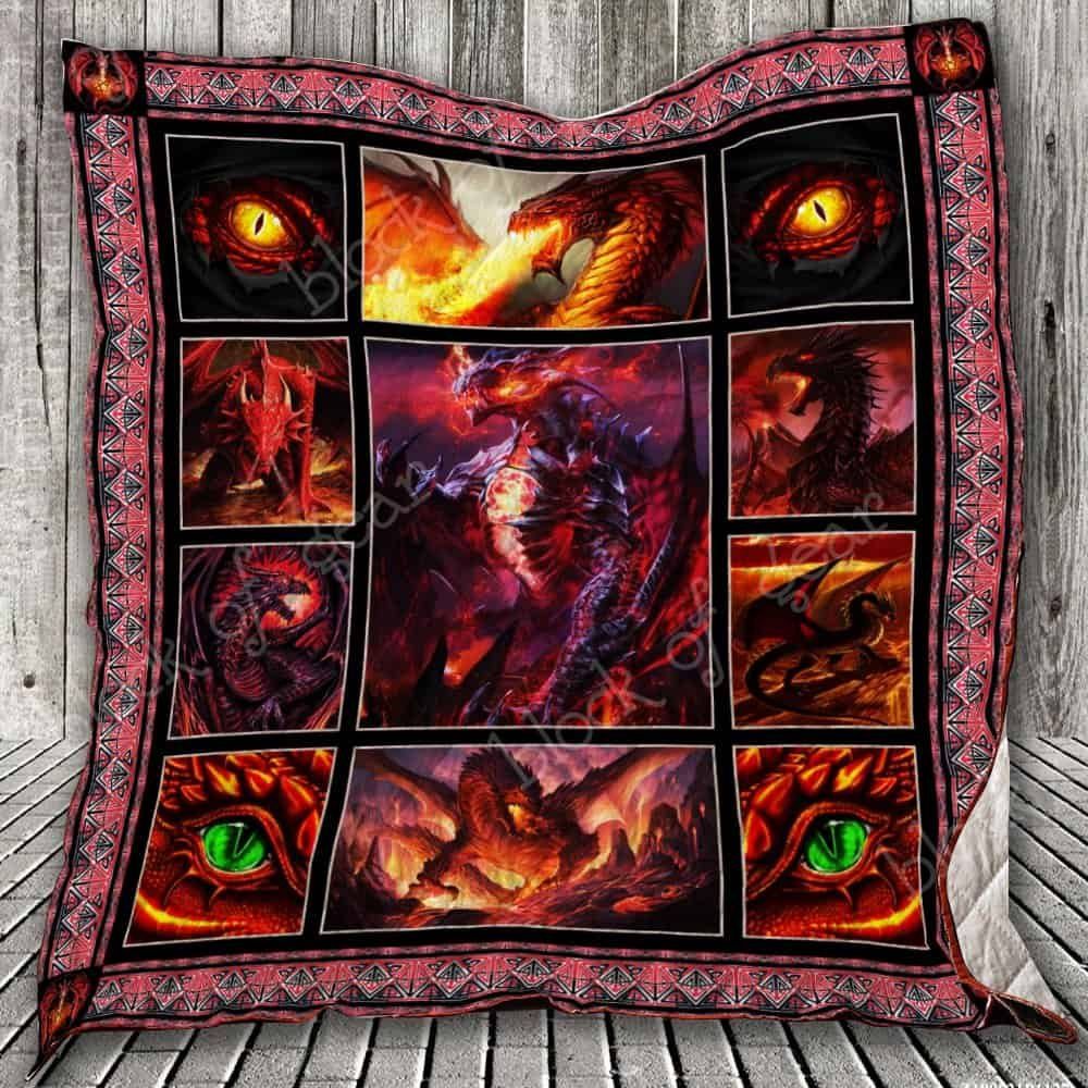 Red Dragon CL19100724MDQ Quilt Blanket