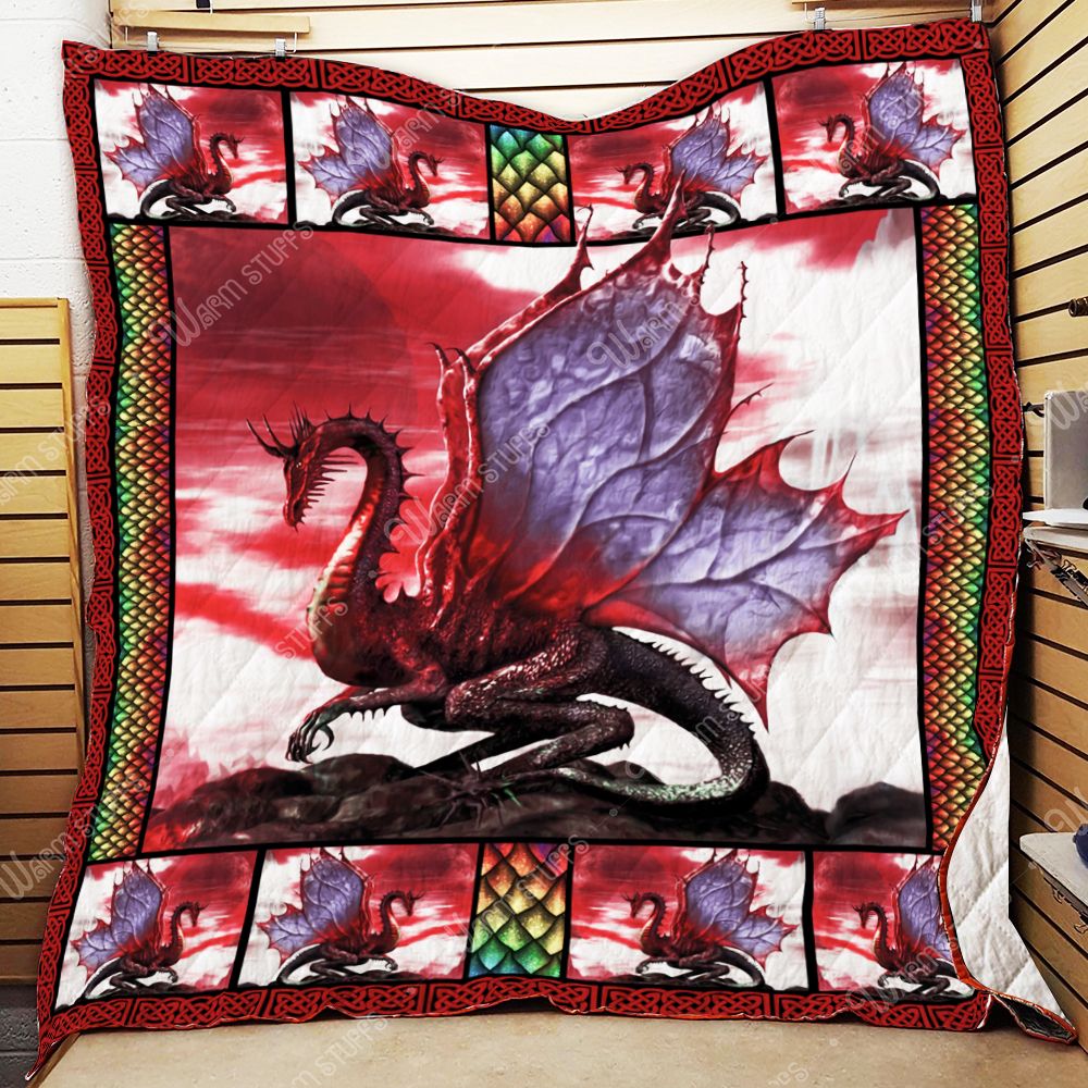 Red Dragon Quilt Blanket Kb25 Dhc1312170Dd