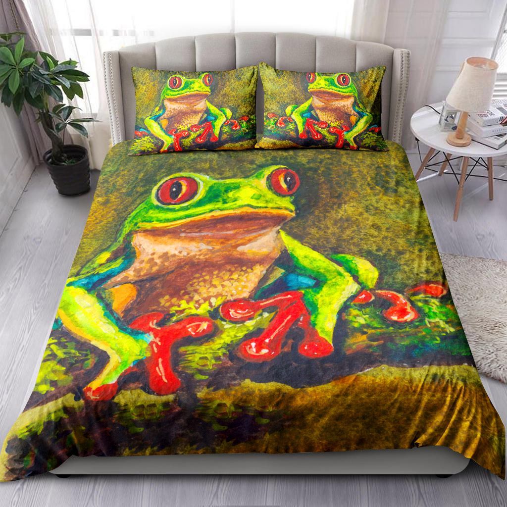 Red Eyes Tree Frog Bedding Set