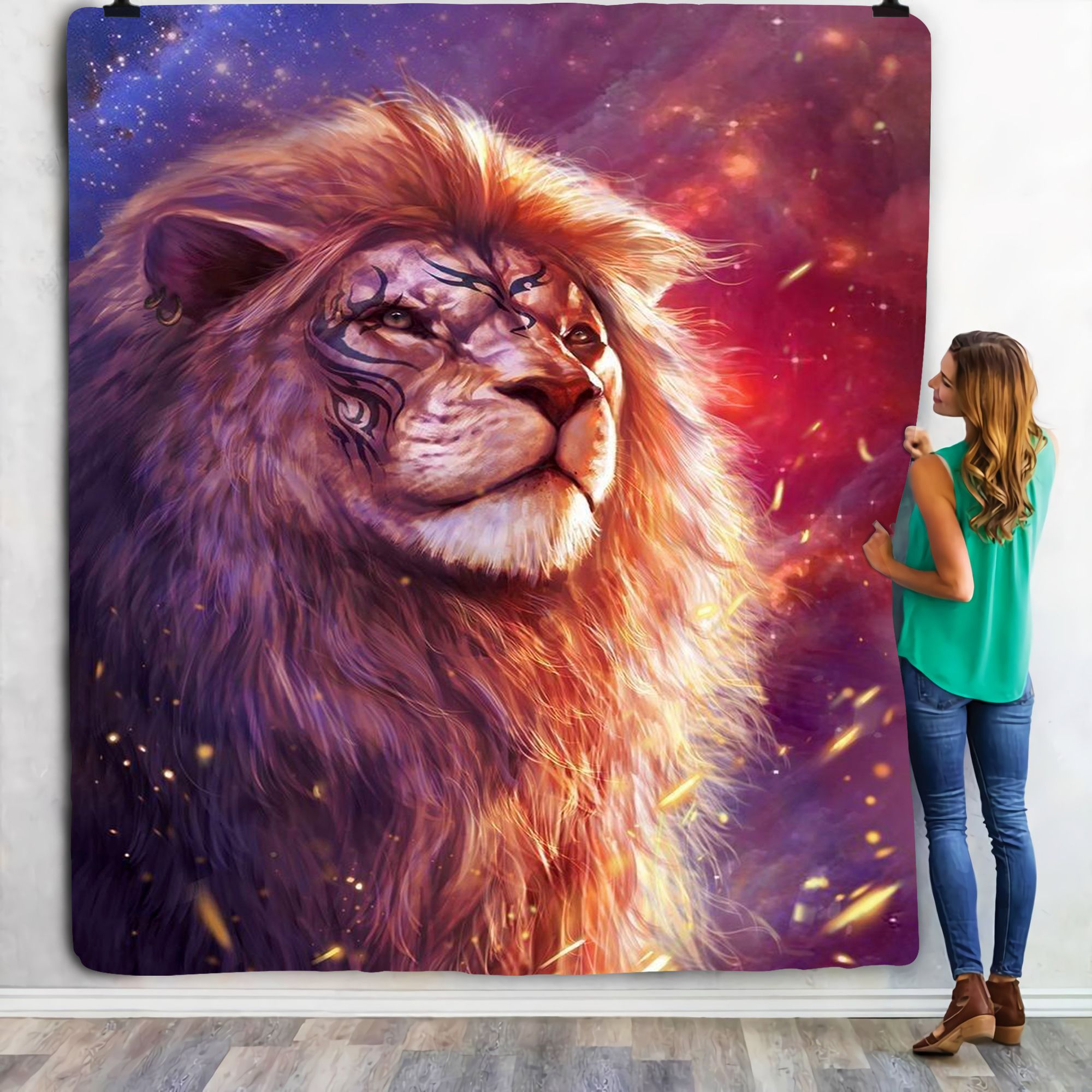 Red Lion Fleece Blanket