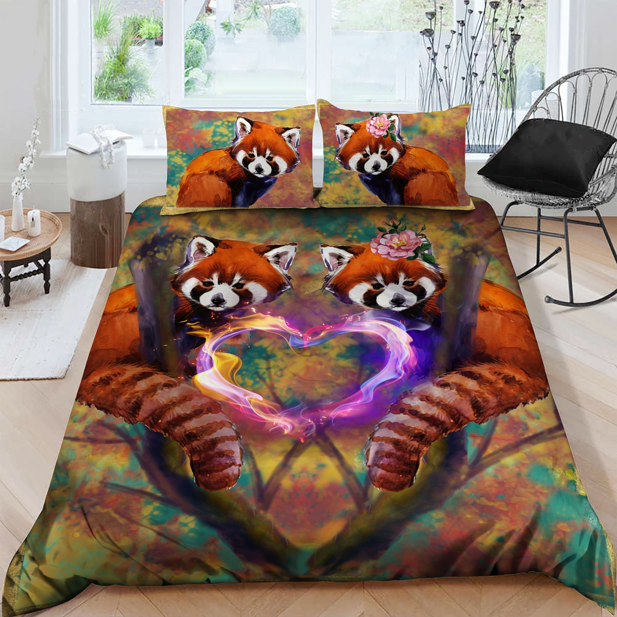 Red Panda Bedding Set