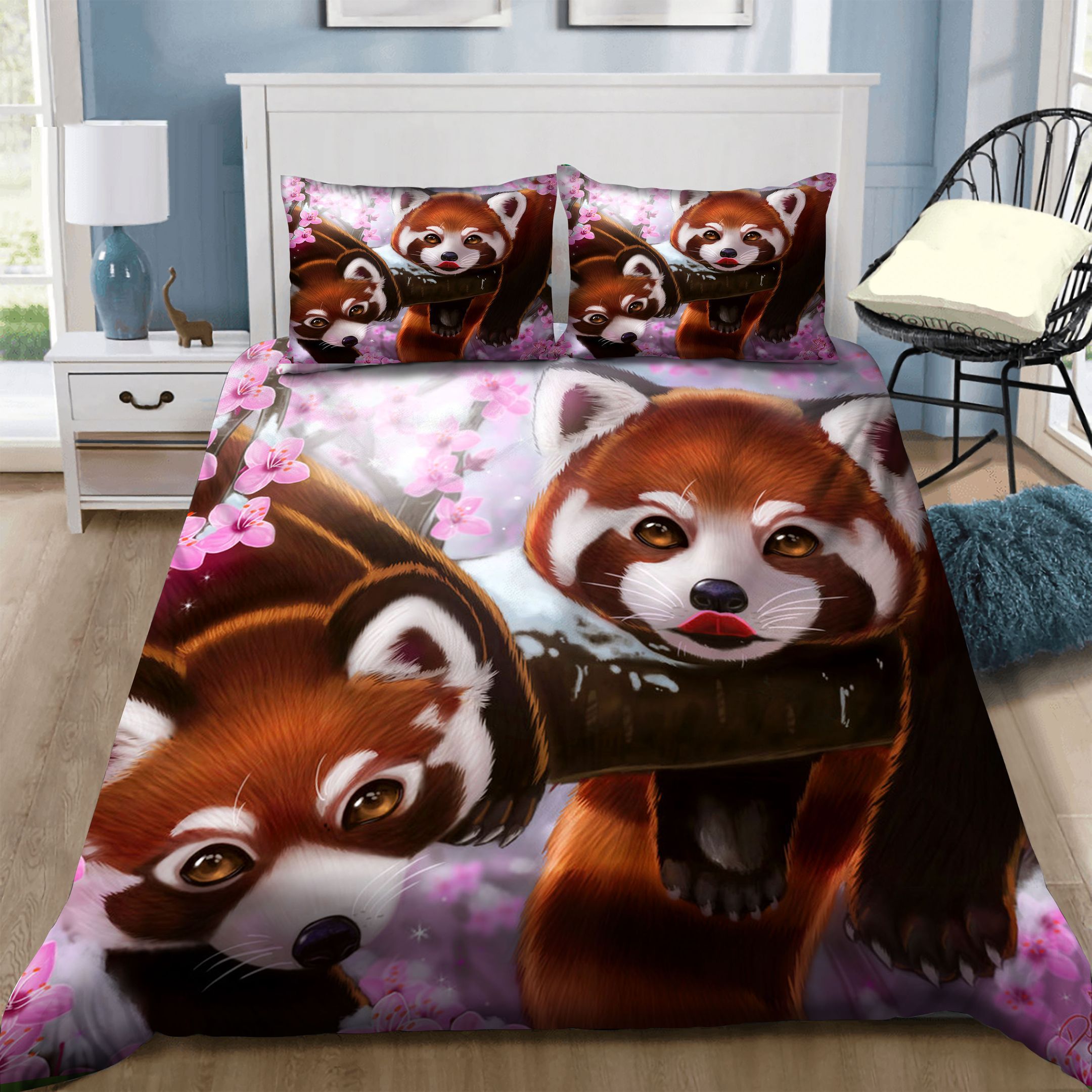 Red Panda Bedding Set